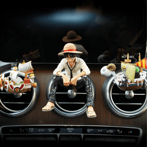 Luffy One Piece Car Air Freshener Vent Clip, Air Fresher For Car, Anime Car Decoration Accessories, Pokemon Action Figure Anime Gift - EzCustomcar - 1