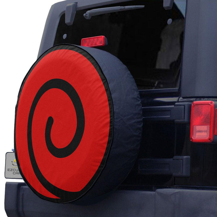 Uzumaki Clan Symbols Spare Tire Cover Custom Naruto Anime Car Accessories - EzCustomcar - 2