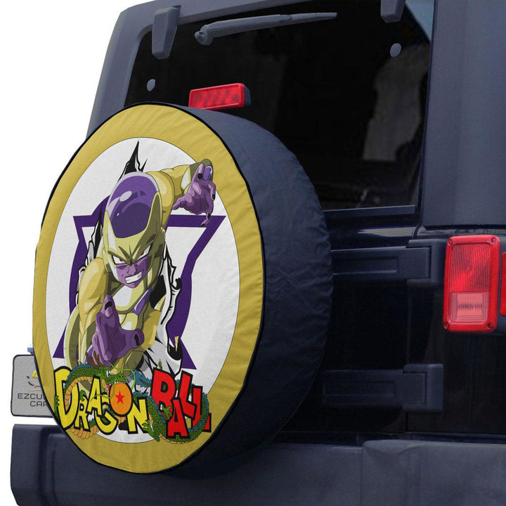 Frieza Golden Spare Tire Cover Custom Dragon Ball Anime Car Accessories - EzCustomcar - 2