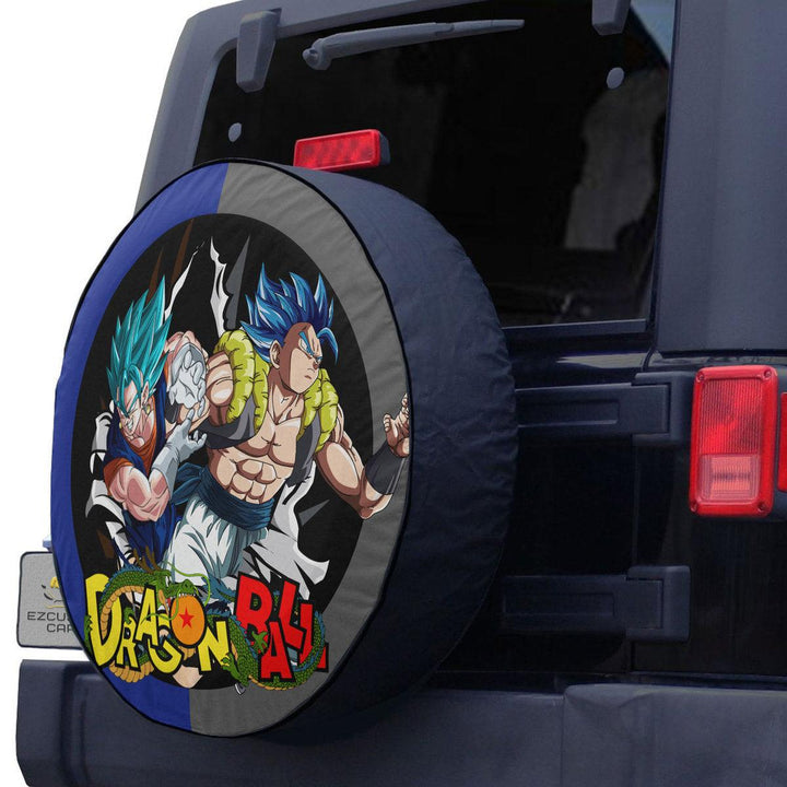 Gogeta x Vegito Spare Tire Cover Custom Dragon Ball Anime Car Accessories - EzCustomcar - 2