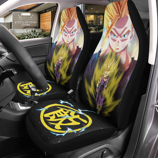 Dragon Ball Super Son Gohan Car Accessories Custom Anime Car Seat Covers - EzCustomcar - 3