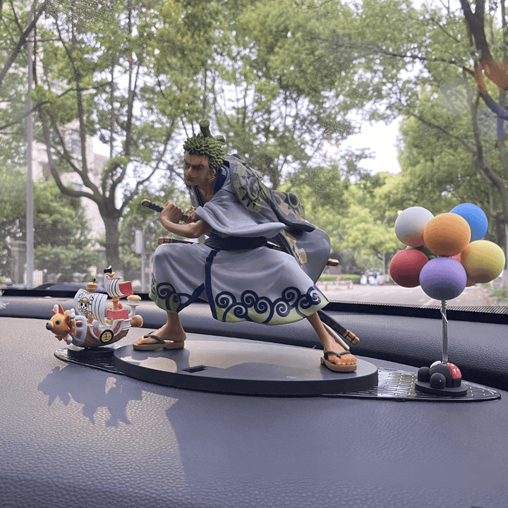 Zoro Roronoa Figure Car Dashboard Ornament Decoration One Piece Car Accessories - EzCustomcar - 3