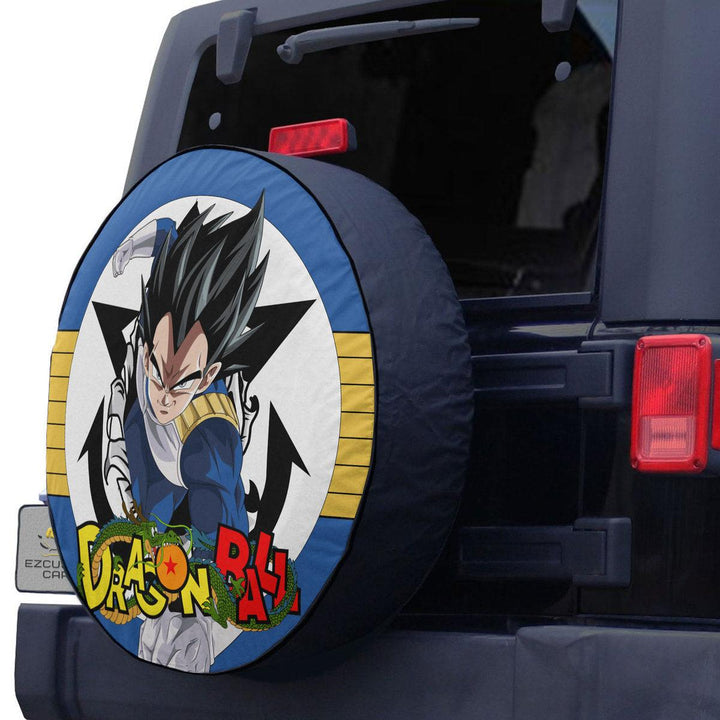 Vegeta Spare Tire Cover Custom Dragon Ball Anime Car Accessories - EzCustomcar - 2