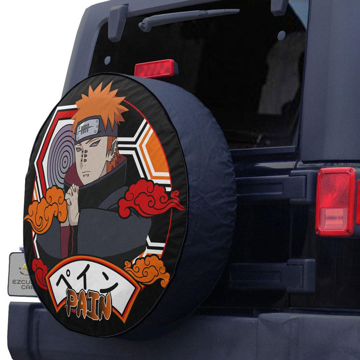 Pain Spare Tire Cover Naruto Anime Custom Car Accessories - EzCustomcar - 2