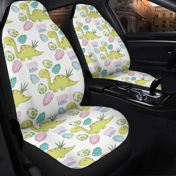 Cute Apatosaurus Pattern Car Accessories Custom Dinosaur Car Seat Covers - EzCustomcar - 2