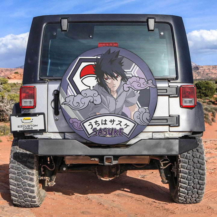 Uchiha Sasuke Spare Tire Cover Naruto Anime Custom Car Accessories - EzCustomcar - 2