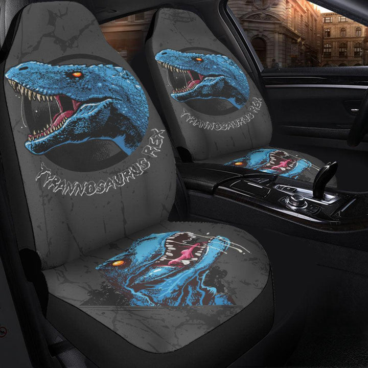Tyrannosaurus Rex Car Seat Covers Custom Dinosaur Car Accessories - EzCustomcar - 2
