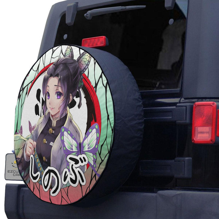Kocho Shinobu Spare Tire Cover Custom Demon Slayer Anime Car Accessories - EzCustomcar - 3