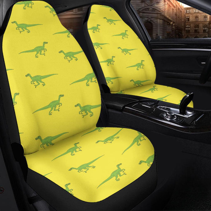 Velociraptor Pattern Car Seat Covers Custom Dinosaur Car Accessories - EzCustomcar - 2