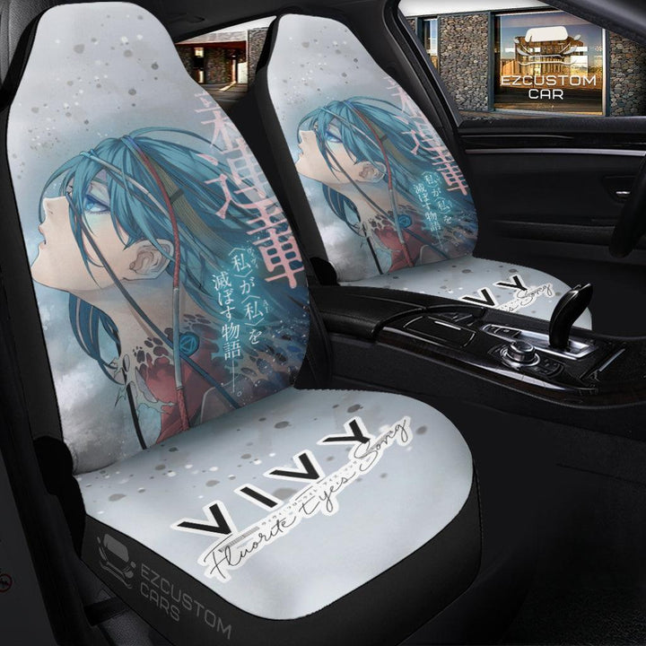 Vivy Car Seat Covers Custom Vivy: Fluorite Eye's Song Anime Car Accessories - EzCustomcar - 3