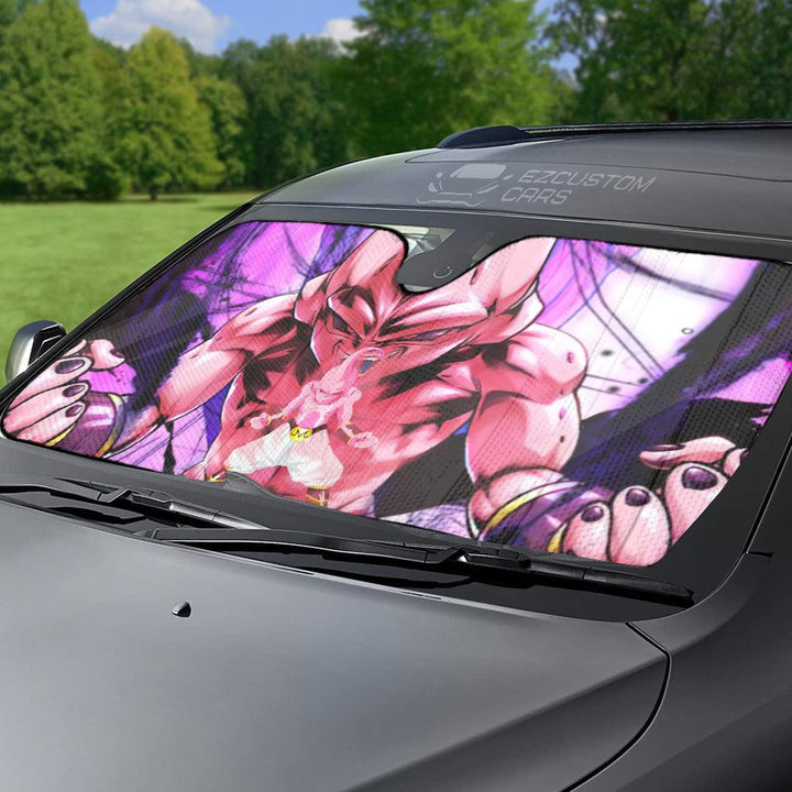 Majin Buu Kid Custom Car Sun Shade Dragon Ball Super Anime Car Accessories - EzCustomcar - 2