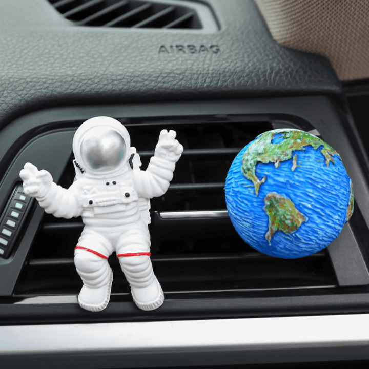 Astronaut x Earth Car Air Freshener Vent Clip, Air Fresher For Car, Anime Car Decoration Accessories, Pokemon Action Figure Anime Gift - EzCustomcar - 1