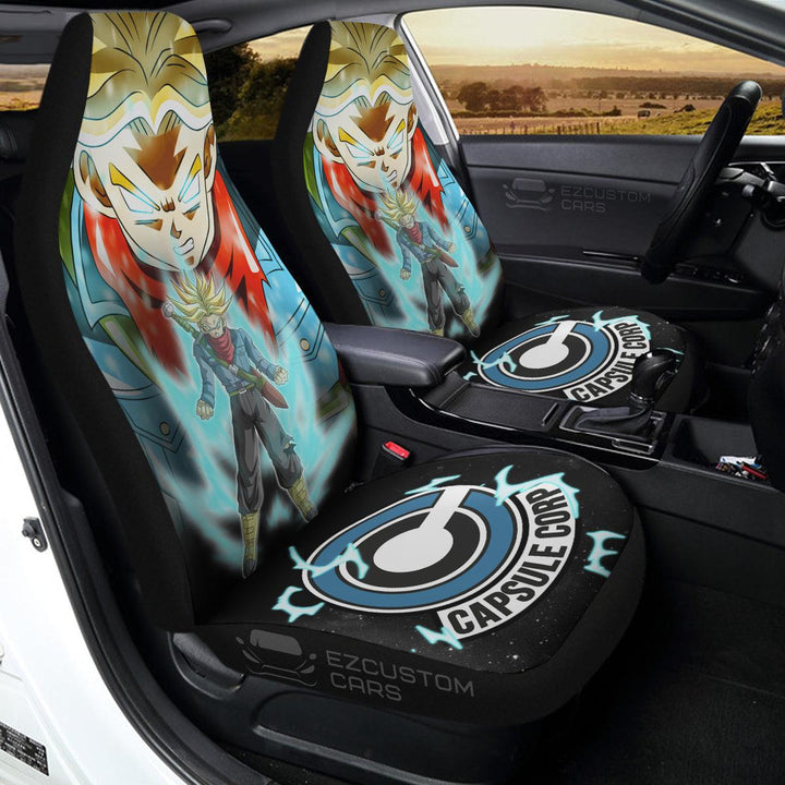 Dragon Ball Anime Car Accessories Custom Future Trunks Car Seat Covers - EzCustomcar - 1