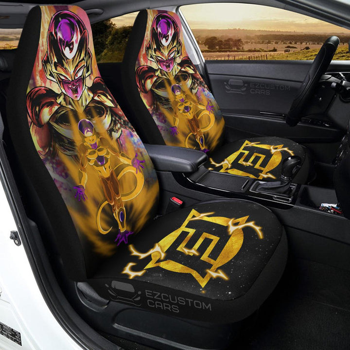 Frieza Golden Dragon Ball Car Seat Covers Custom Anime Car Accessories - EzCustomcar - 1