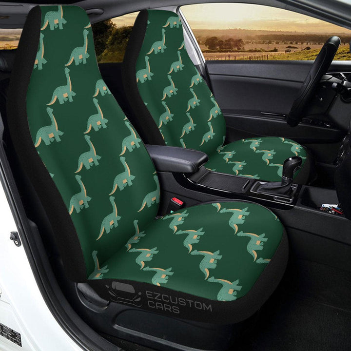 Brachiosaurus Pattern Car Accessories Custom Dinosaur Car Seat Covers - EzCustomcar - 3