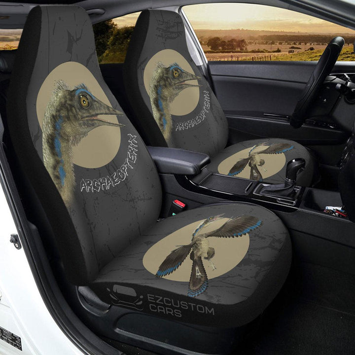 Archaeopteryx Car Seat Covers Custom Dinosaur Car Accessories - EzCustomcar - 3