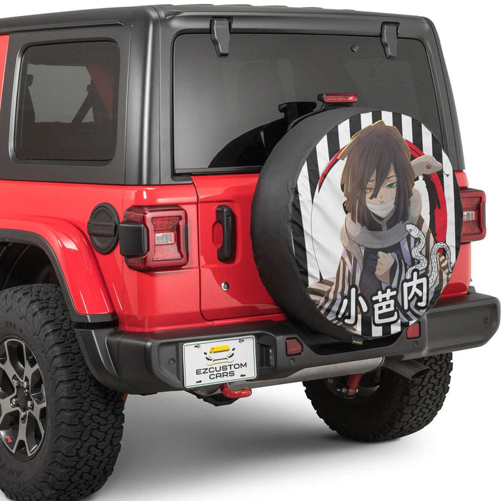Iguro Obanai Spare Tire Cover Custom Demon Slayer Anime Car Accessories - EzCustomcar - 4