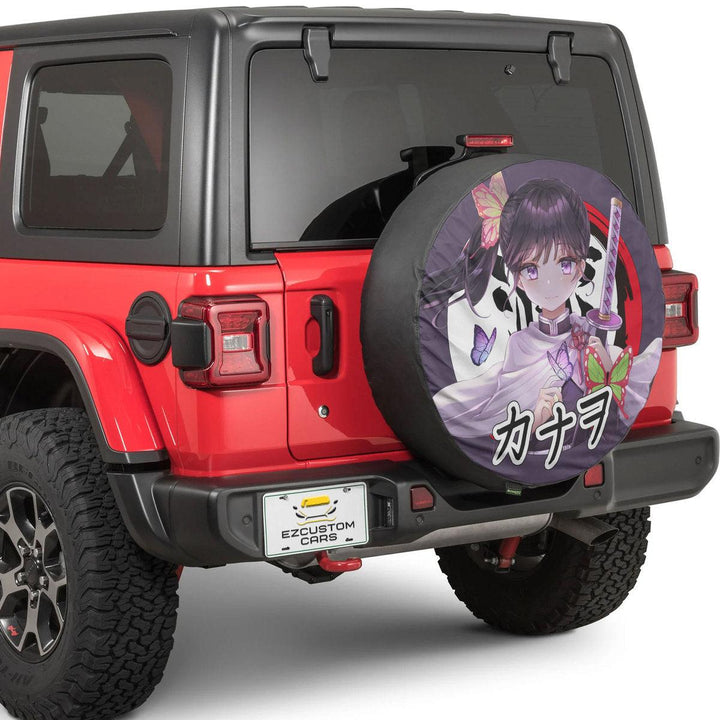 Tsuyuri Kanao Spare Tire Cover Custom Demon Slayer Anime Car Accessories - EzCustomcar - 4