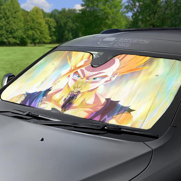 Son Gohan Custom Car Sun Shade Dragon Ball Super Anime Car Accessories - EzCustomcar - 2