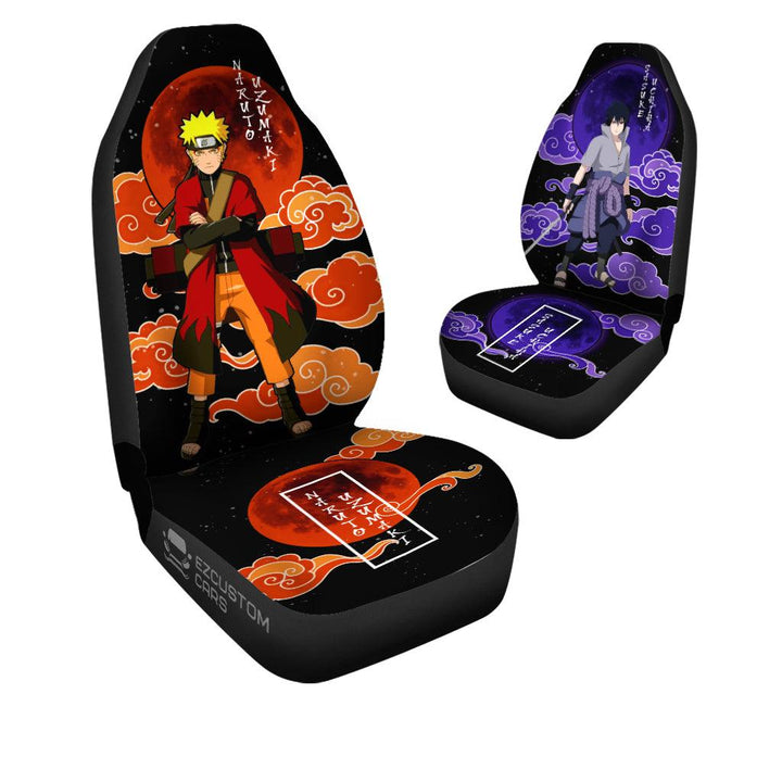 Naruto Car Accessories Anime Car Seat Covers Naruto x Sasuke - EzCustomcar - 4
