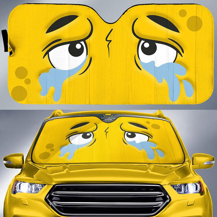 Crying Cartoon Eyes Car Windshield Sun Shadeezcustomcar-1