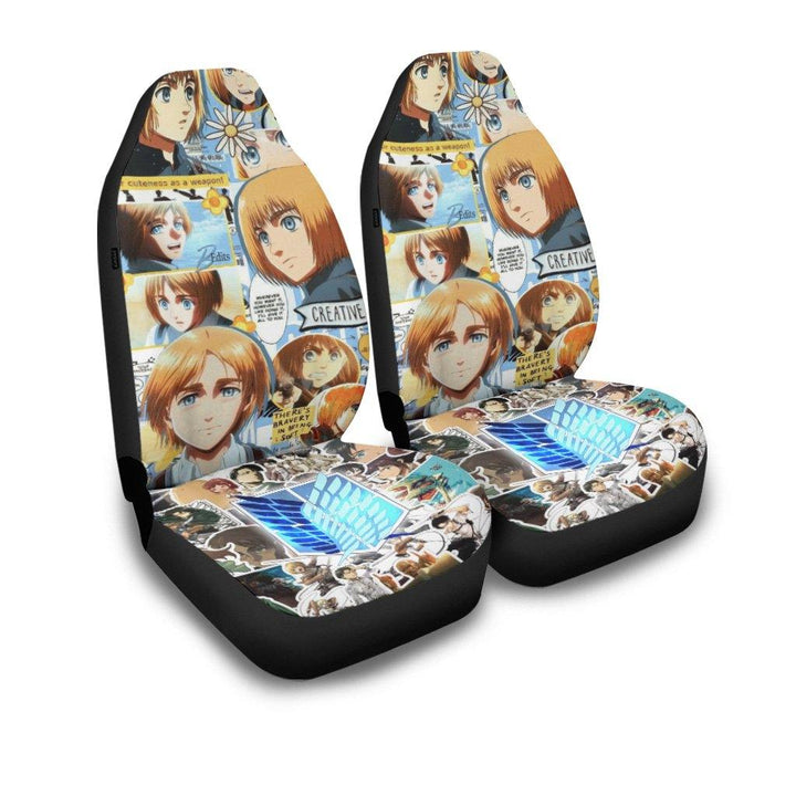Armin Attack On Titan Anime Car Seat Covers Fan Gift - Customforcars - 2
