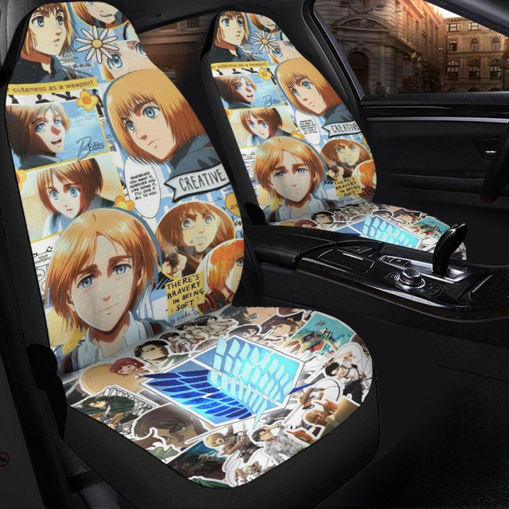 Armin Attack On Titan Anime Car Seat Covers Fan Gift - Customforcars - 3