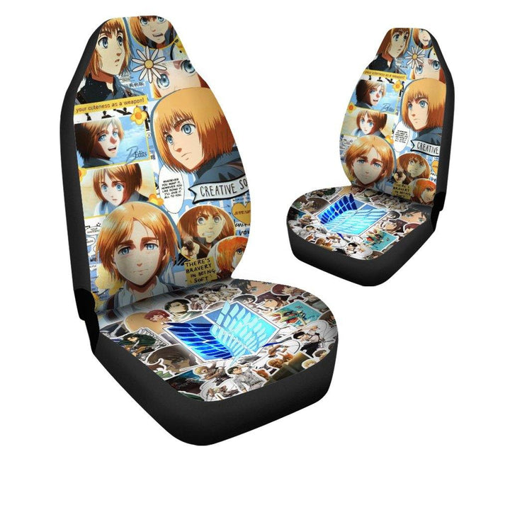 Armin Attack On Titan Anime Car Seat Covers Fan Gift - Customforcars - 4