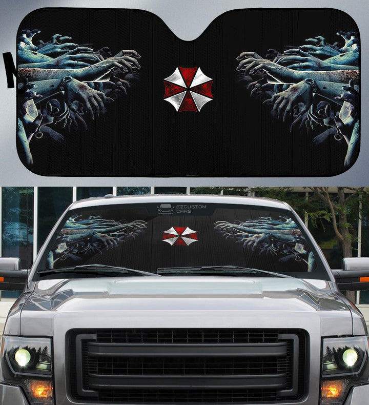 Resident Evil: Umbrella Corps Car Accessories Anime Car Windshield Sun Shade Our business is life itself - EzCustomcar - 1