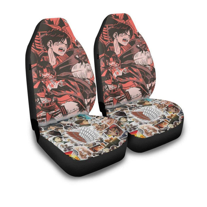 Attack on Titan Anime Car Seat Covers Fan Gift - Customforcars - 2