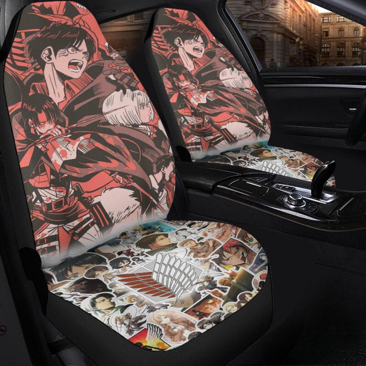 Attack on Titan Anime Car Seat Covers Fan Gift - Customforcars - 3