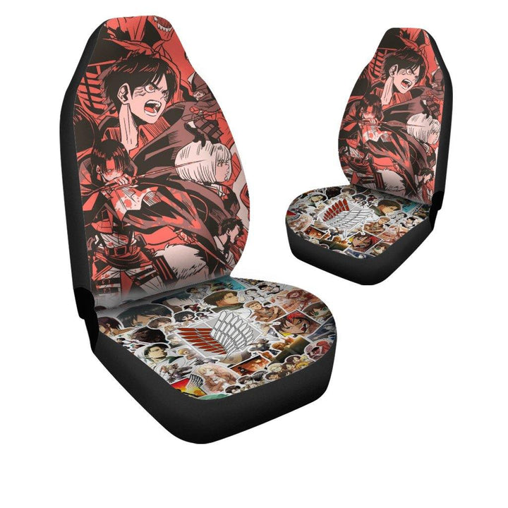 Attack on Titan Anime Car Seat Covers Fan Gift - Customforcars - 4
