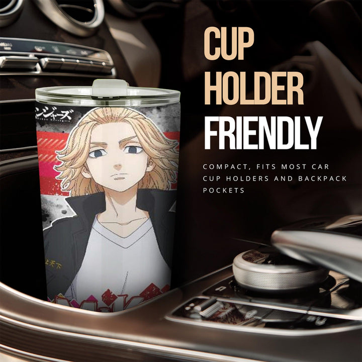 Tokyo Revenger Car Tumbler Cup Custom Mikey Anime Car Accessories - EzCustomcar - 2