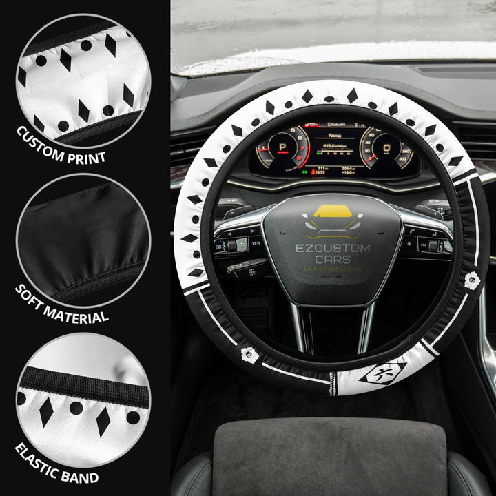 Bleach Sixth Division Symbols Car Accessories Anime Custom Steering Wheel Cover - EzCustomcar - 2