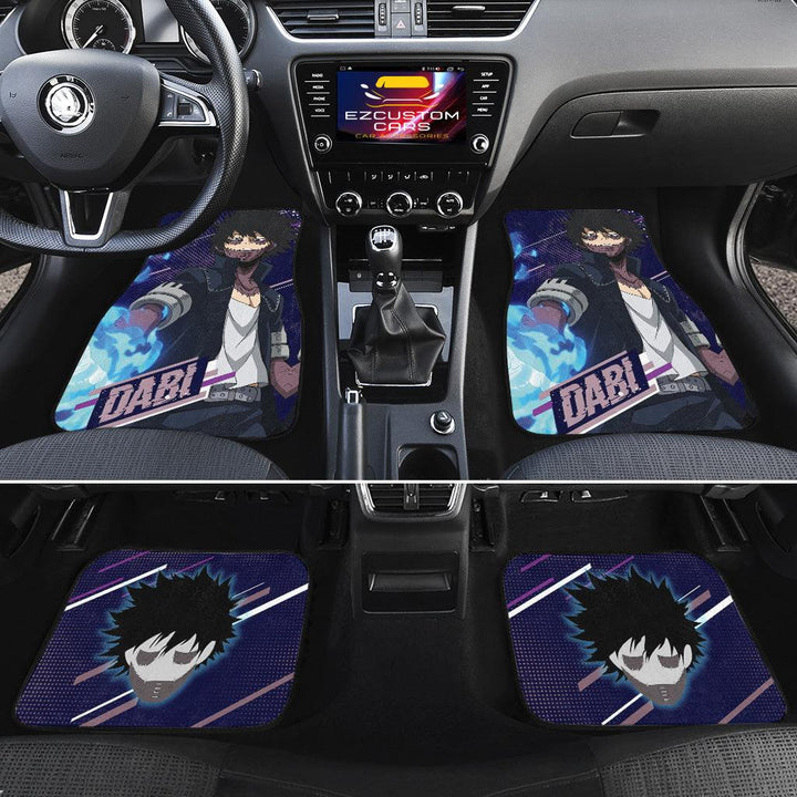 Dabi Car Floor Mats Custom My Hero Academia Anime Car Accessories - EzCustomcar - 2