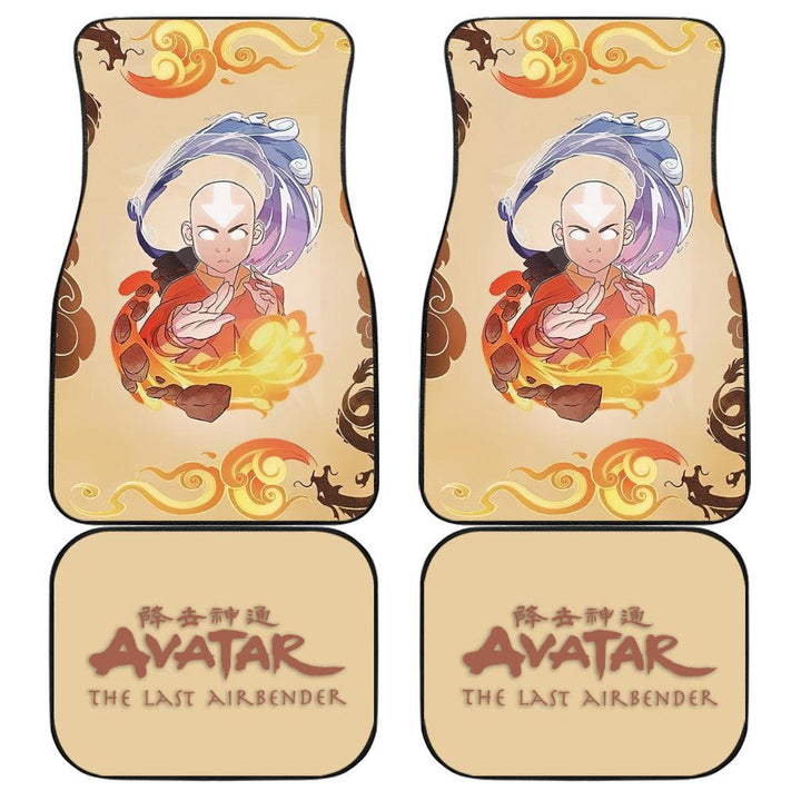 Aang Car Floor Mats Custom Avatar: The Last Airbender Anime - EzCustomcar - 1