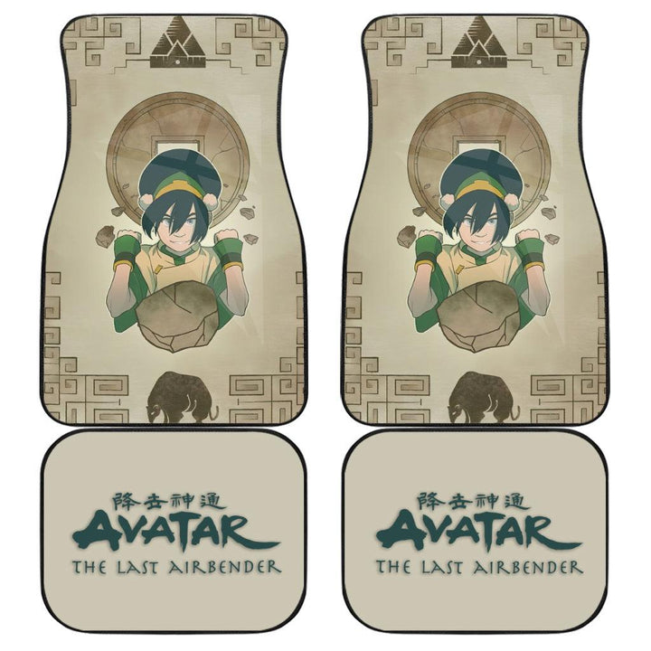 Toph Beifong Car Floor Mats Custom Avatar: The Last Airbender Anime - EzCustomcar - 1