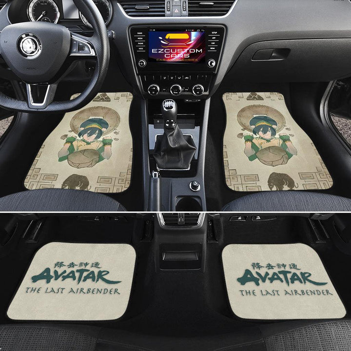 Toph Beifong Car Floor Mats Custom Avatar: The Last Airbender Anime - EzCustomcar - 2