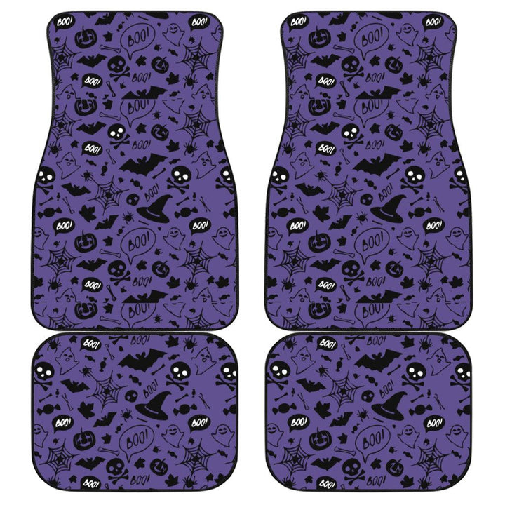 Halloween Car Accessories Custom Car Floor Mats Halloween Purple - EzCustomcar - 1