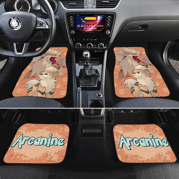 Pokemon Car Accessories Anime Car Floor Mats Arcanine - EzCustomcar - 2