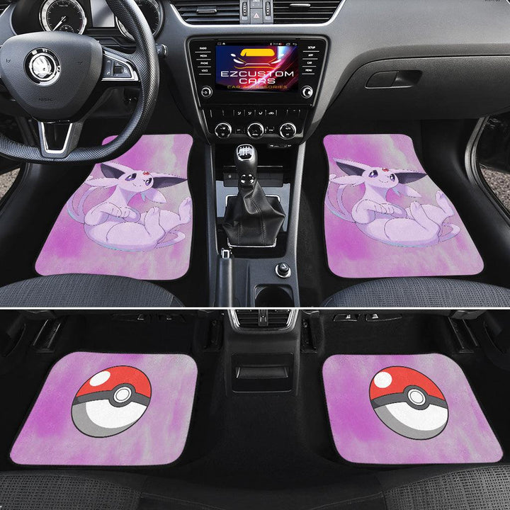 Pokemon Car Accessories Anime Car Floor Mats Espeon Always on my Mind - EzCustomcar - 2