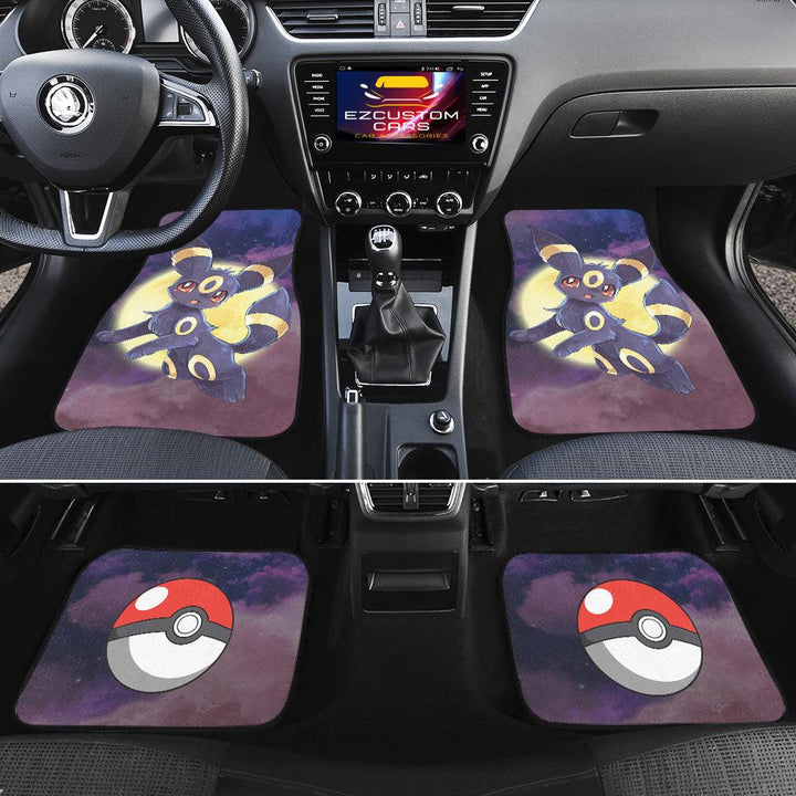 Pokemon Car Accessories Anime Car Floor Mats Umbreon Light in the Dark - EzCustomcar - 2