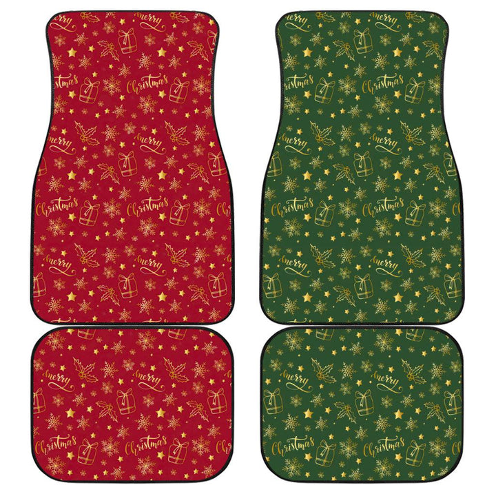 Christmas Car Accessories Custom Car Floor Mats Christmas Pattern - EzCustomcar - 1
