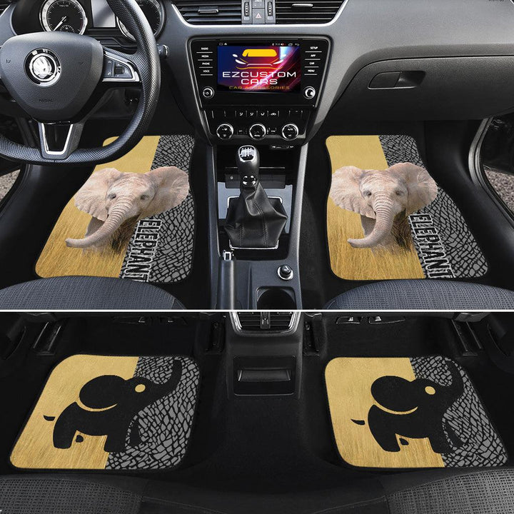 Cute Elephant Car Floor Mats Custom Elephant Car Accessories - EzCustomcar - 2