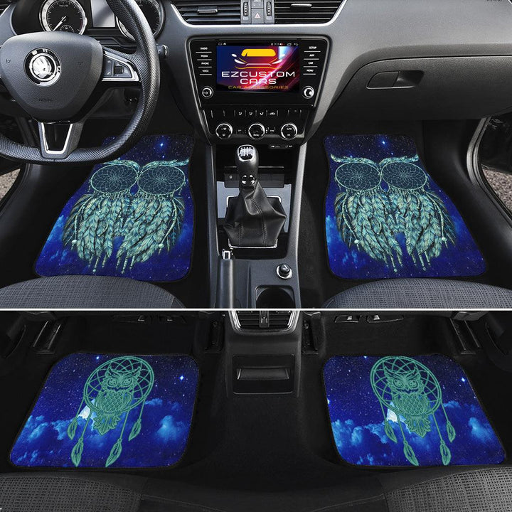 Dream Catcher Owl Car Floor Mats Custom Owl Car Accessories - EzCustomcar - 2
