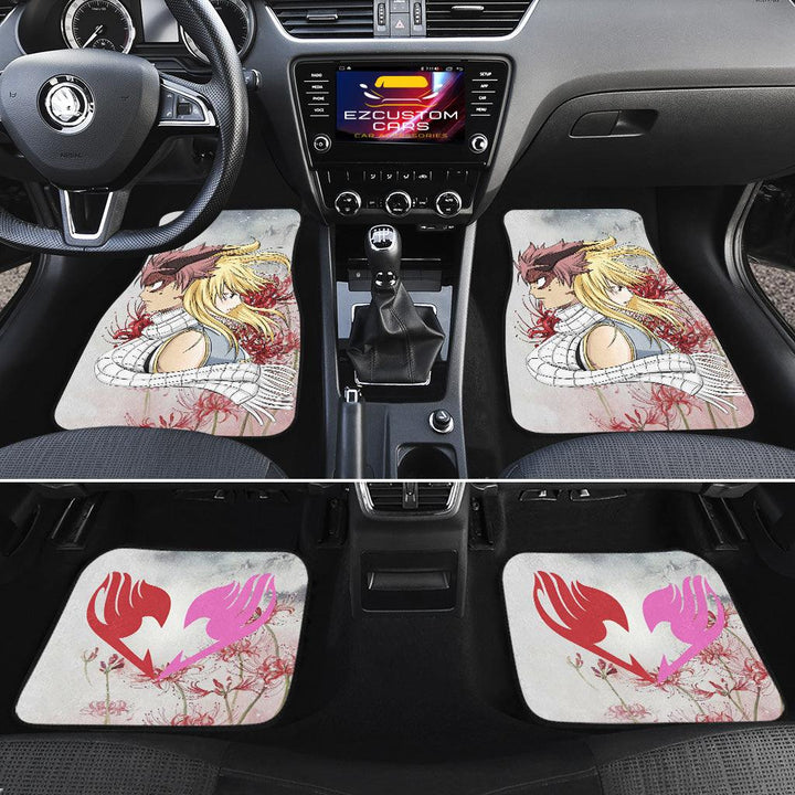 Natsu x Lucy Car Floor Mats Custom Fairy tail Car Accessories - EzCustomcar - 2