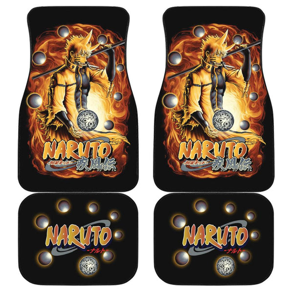 Naruto Six Path Car Floor Mats Naruto Car Accessories - EzCustomcar - 1