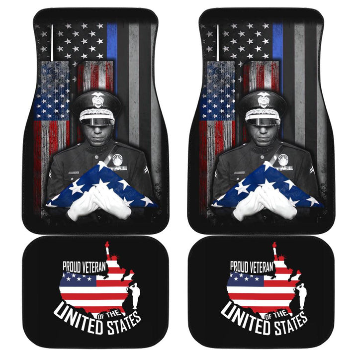 Flag American Car Accessories Custom Car Floor Mats Heroes Memorial - EzCustomcar - 1