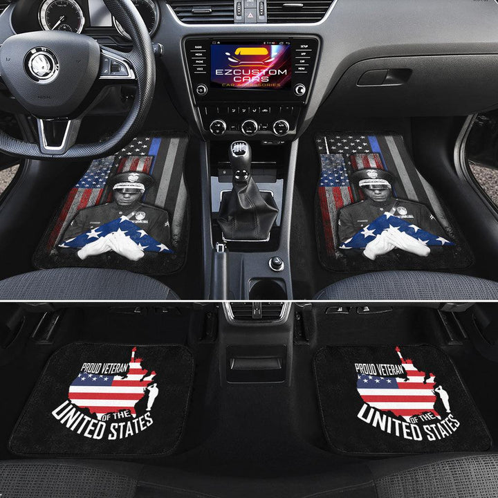 Flag American Car Accessories Custom Car Floor Mats Heroes Memorial - EzCustomcar - 2