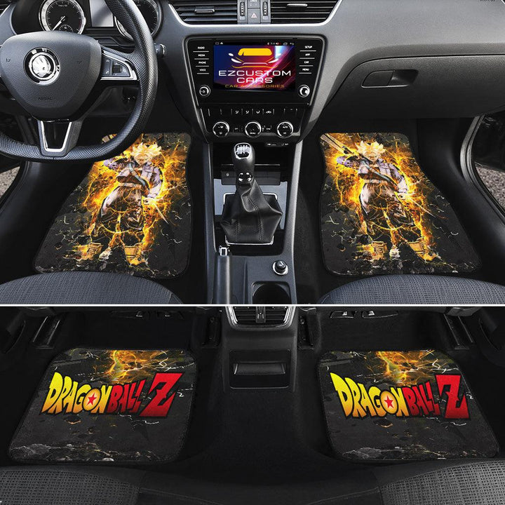 Dragon Ball Z Future Trunks Car Accessories Anime Car Floor Mats - EzCustomcar - 2
